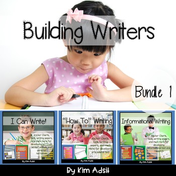 Preview of Writer's Workshop: Building Writers Bundle 1 by Kim Adsit