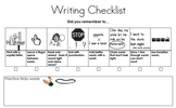 Writer's Workshop Editing and Revising Checklist