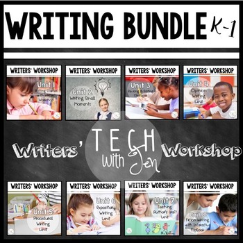 Preview of Writers' Workshop for Grades K-1 {Year-Long Bundle}