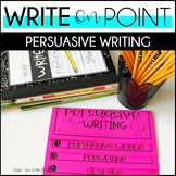 Persuasive Writing Unit | Graphic Organizers, Rubric, Less