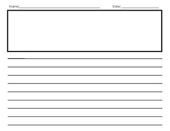 primary writing paper landscape teaching resources tpt