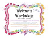 Writer's Workshop- Process Posters, Clip Chart, & Student 