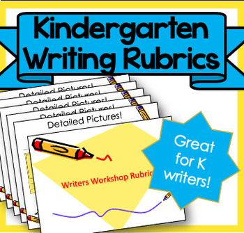 Preview of Writers Workshop Rubric for Primary Grades {Set of 12 Rubrics!}