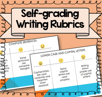 Preview of Self-Grading Writing Rubrics for Upper Elementary!