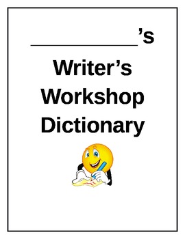 Preview of Writer's Workshop Sight Word Dictionary