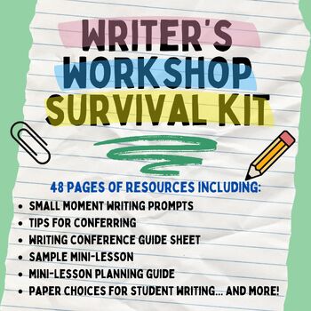 Preview of Writer's Workshop Survival Guide K-3