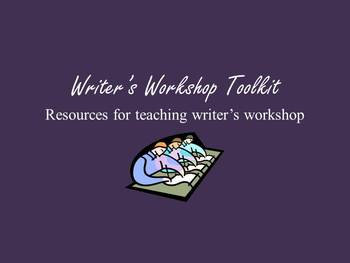 Preview of Writer's Workshop Tookit