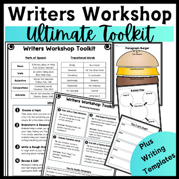 Preview of Writers Workshop Toolkit | Writing Strategies and Templates