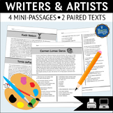 Writers and Artists Reading Comprehension Passages
