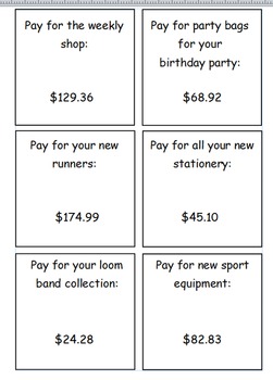 Preview of Write numbers as words using cheques