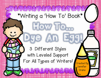Preview of Writing A How To Book *How To Dye An Egg*