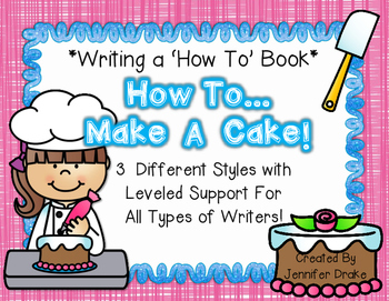 Preview of Writing A How To Book *How To Make A Cake*