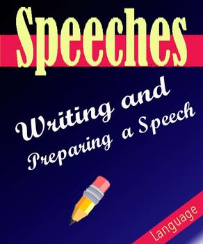 Preview of Writing A Speech Public Speaking PDF File