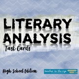 Literary Analysis (Response to Literature) Task Cards for 