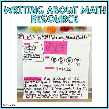 Preview of Writing About Math Lesson - WAM!