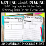 Writing About Reading | Digital Pages to Use with Google |