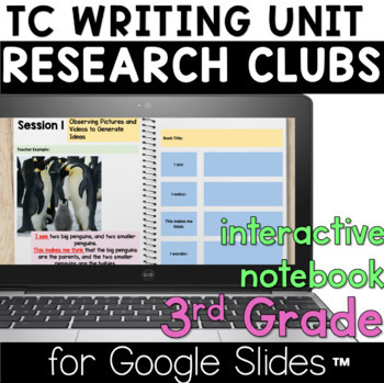 Preview of Writing About Research Interactive Notebook - BEND 1