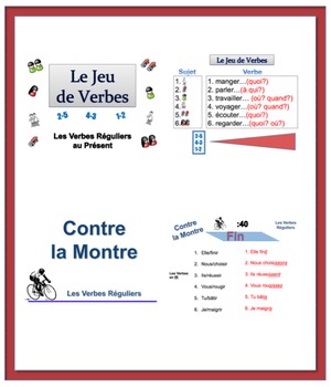 Writing Activites for Regular Verbs in French (10 Powerpoints) | TpT