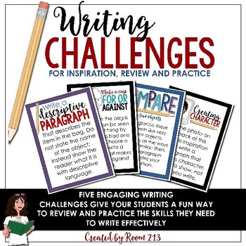Preview of Writing Challenges for Inspiration and Practice