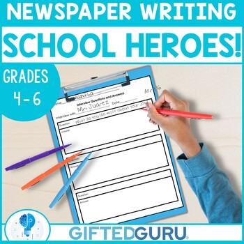 Preview of Writing Activities Conduct an Interview Create a Newspaper Upper Elementary