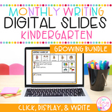 Writing Activities Digital Slides & Journal | Kindergarten