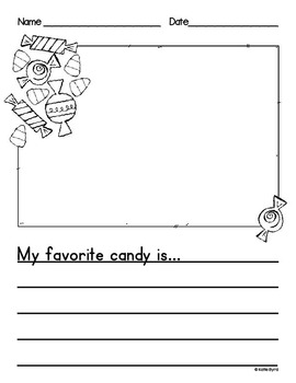 Writing Activities - OCTOBER Pretty Papers & Prompts by Katie Byrd