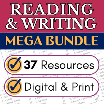 Preview of Writing Activities & Reading Activities BUNDLE for Middle & High School English