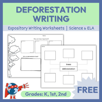 Preview of Writing Activities & Worksheets for K-2 Elementary Students