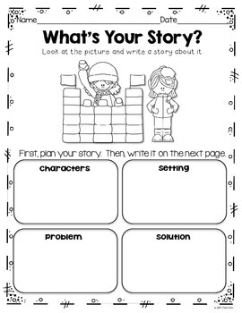 Writing Activities and More: December, January, & February~K to Grade 1