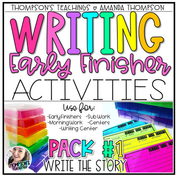 Preview of Writing Activities for Early Finishers PACK 1