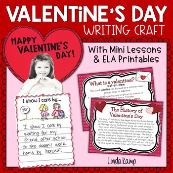 Preview of Valentine's Day Writing Activities and Craft
