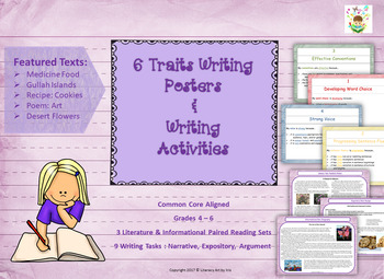 Preview of Writing Activities with 6 Traits Writing Posters B