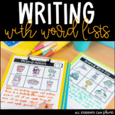 Writing Activities with Vocabulary Words | Kindergarten & Grade 1