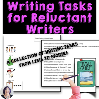 Preview of Writing Activity Ideas for Early Writers - Ideas from Lists to Stories