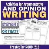 Persuasive & Argumentative Writing Activity, Graphic Organ