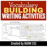 Vocabulary Building Exercises & Writing Activities