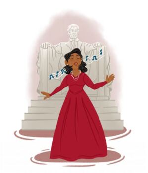 Preview of Marian Anderson (Opera Singer) Writing Activity