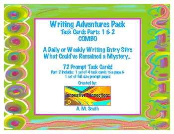 Preview of Writing Adventures Pack: Parts 1 and 2 with 2 Response Sheets