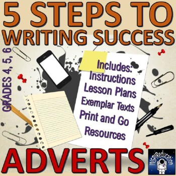 Preview of Writing Adverts: Lesson Plans, Exemplars, Resources, Posters and Writing Frames