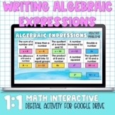 Writing Algebraic Expressions Digital Practice Activity
