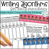 Writing Algorithms Sequencing Activities