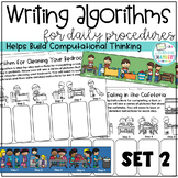Writing Algorithms Sequencing Activities Second Set
