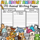 Writing All About Animal Pages - 170 Animals - Research In