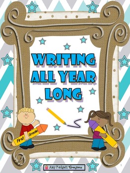 Preview of Writing All Year Long: 1st Grade (Descriptive, Timeline, Opinion)