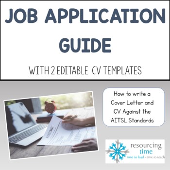 Preview of Job Application Guide with CV Templates | Australian Teachers