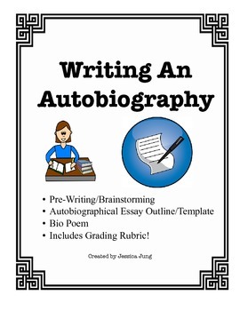 autobiography outline template for middle school