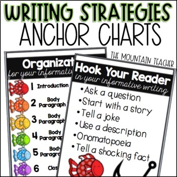 Preview of Writing Anchor Charts | Bulletin Board Set | Narrative Informative Opinion