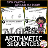 Writing Arithmetic Sequences from Patterns Task Cards