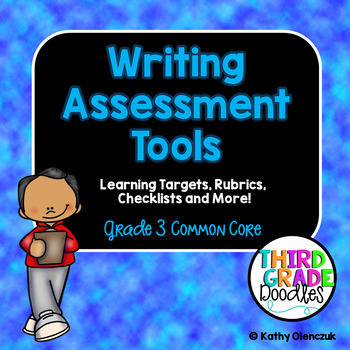 Preview of Writing Assessment Tools -- Third Grade Common Core