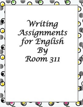 english writing assignments
